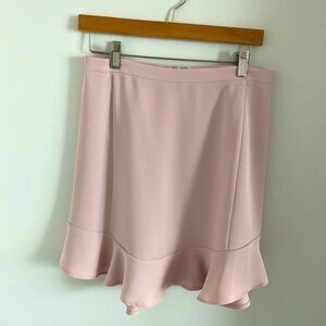 J.Crew Mini Skirt w/Ruffle Hem Back Zipper Fully Lined Excellent Condition Sz 4